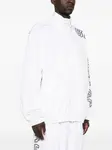 Куртка с вышитым логотипом BALENCIAGA, белый - фото 4