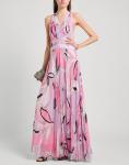Макси платье Pinko, розовый - фото 2