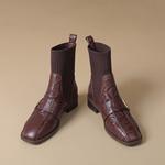 Ботинки Martin Boot женские Zhr, коричневый - фото 15