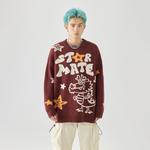 Трикотажная футболка унисекс STORMATE, тёмно-красная - фото 11