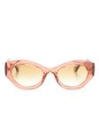 Gucci Eyewear солнцезащитные очки с логотипом Interlocking G, коричневый - фото