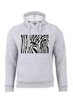 Худи Cotton Prime ZEBRA EYE, Grau/Grey - фото