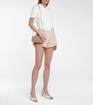 Шорты из хлопкового джерси Miu Miu, Sabbia - фото 2