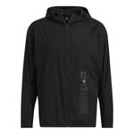 Куртка adidas Solid Color Sports Hooded Jacket Black, мультиколор - фото