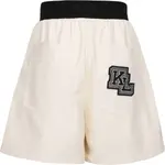 Необычные шорты Karl Lagerfeld, экрю - фото 2