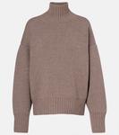 Шерстяной водолазный свитер Róhe, Clay Melange - фото