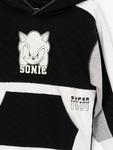 Детская толстовка Sonic Block Angel & Rocket, Black/White - фото 6