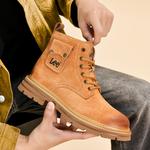 Lee Мужские ботинки Martin желто-коричневые - фото 9