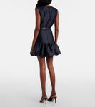 Мини-платье без рукавов Self-Portrait, синий - фото 3