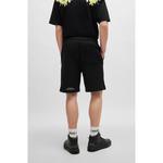 Свободные шорты с цветочным рисунком HUGO, черный - фото 4