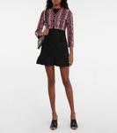 Жаккардовый укороченный кардиган ALAÏA, розовый - фото 2