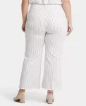 Джинсы Teresa Plus Size Wide Leg до щиколотки NYDJ, белый - фото 3