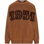 Вышитый шерстяной свитер Max Mara MaxMara, коричневый - фото 3