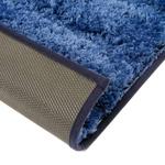 Коврик для ванной KARAT Shine, 50x2,8x80 см, синий - фото 4