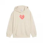 Худи Puma Flaming Love, бежевый - фото
