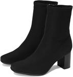 Ботинки Aerosoles Miley, Black Stretch Gabardine Fabric - фото