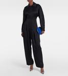 Комбинезон с поясом Victoria Beckham, черный - фото 2