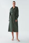 Платье BWLDR LOLA MIDI, Dark Olive/Green - фото 2