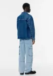 Свободные джинсы Pull&Bear, Blue Denim - фото 3