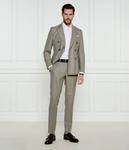 Штаны шерстяные Boss C-genius-243 Slim Fit, бежевый - фото 2