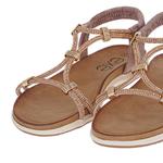 Women's Av3 Flat Sparkle Sandal In Soft Pink Exe - фото 3