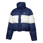 Куртка x selena gomez colorblock puffer jacket 'blue white' Puma, синий - фото