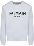 Толстовка с логотипом BALMAIN, белый - фото