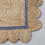 nuLOOM Tera Petals Braided Jute ковер, 229 x 290 см, Blue - фото 5