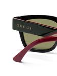 Солнцезащитные очки Gucci Eyewear в большой оправе, черный - фото 3
