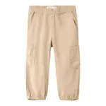 Брюки Name It Bella Round Twill 9347 cargo, бежевый - фото 3