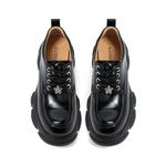 Женские лоферы черные/экрю COMELY - фото 10