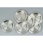 Подставки стеклянные APS «ROLLO», (набор, 6 шт.), нержавеющая сталь 18/8, Ø 12 см, цвет silberfarben - фото