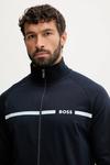 Хлопковая толстовка Boss, темно-синий - фото 4