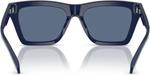 Michael Kors мужские солнцезащитные очки Mk2225u Pebble Beach Universal Fit Square, Navy Solid/Blue Solid - фото 4