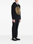 Balmain худи с вышивкой, черный - фото 3