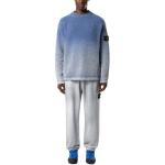 Свитер с омбре-эффектом STONE ISLAND, синий - фото 5