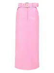 Юбка с поясом Rowen Rose, розовый - фото
