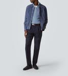 Замшевые мокасины Brunello Cucinelli, Oceano - фото 2