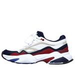 Кроссовки kraz wiley low-top white/blue/red Skechers, белый - фото