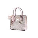 MICHAEL KORS Кожаная сумка через плечо, Mint Pink - фото 4