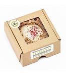 Игристая ароматическая бомбочка для ванны-полусферы с клубникой, 80 г Miodowa Mydlarnia - фото