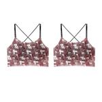 Flowers Bra Women's 1/2 Pack Lee, синий - фото 4