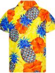 Рубашка King Kameha Pineapple Hibiscus Shadow Line, желтый - фото 2