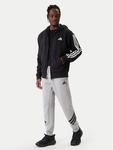 Свитшот regular fit Essentials 3-Stripes JD1877 Adidas, черный - фото 2