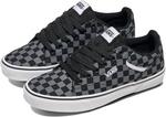 Кроссовки Vans Mens SeldanSneaker, Checkerboard Black/Pewter - фото 2