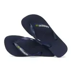 Шлепанцы для мальчиков Brasil Logo Havaianas, тёмно-синий - фото 3