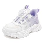 Warrior Долговечные Дышащие Детские Повседневные Кроссовки, Белый Фиолетовый - фото 4