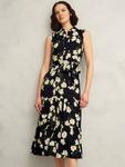 Платье миди Thea с цветочным принтом без рукавов Hobbs, Navy/Multi - фото 5