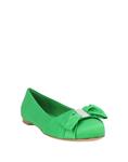 Балетки Ferragamo, зеленый - фото 2