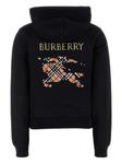 Толстовка с вышивкой EKD Burberry, черный - фото 2